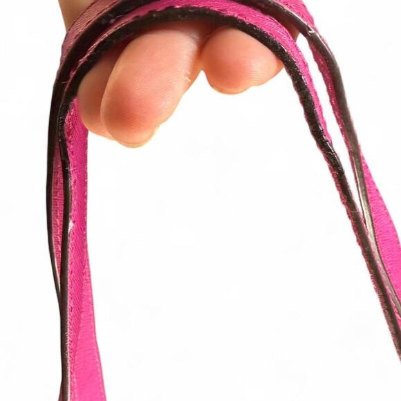 Michael Kors Jet Set Tote in Fuschia Pink Saffiano Leather - Picture 6 of 6